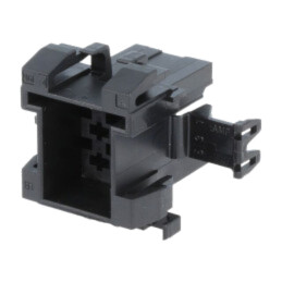 Conector: cablu-cablu; mufă; tată; JPT; pe cablu; PIN: 6; neagră