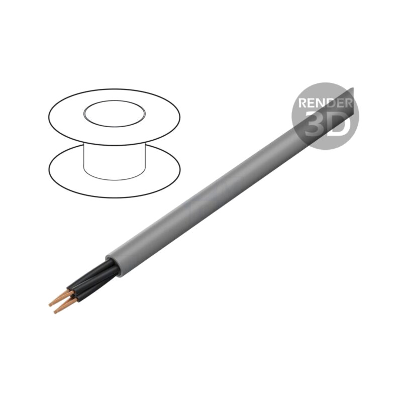Cablu; ÖLFLEX® SMART 108; 4x0,75mm2; neecranat; 300V,500V; Cu Cablu; ÖLFLEX® SMART 108; 4x0,75mm2; neecranat; 300V,500V; Cu