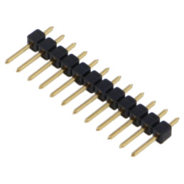 Conector: şiruri pini; şir pini; tată; PIN: 12; 2,54mm; THT; 1x12