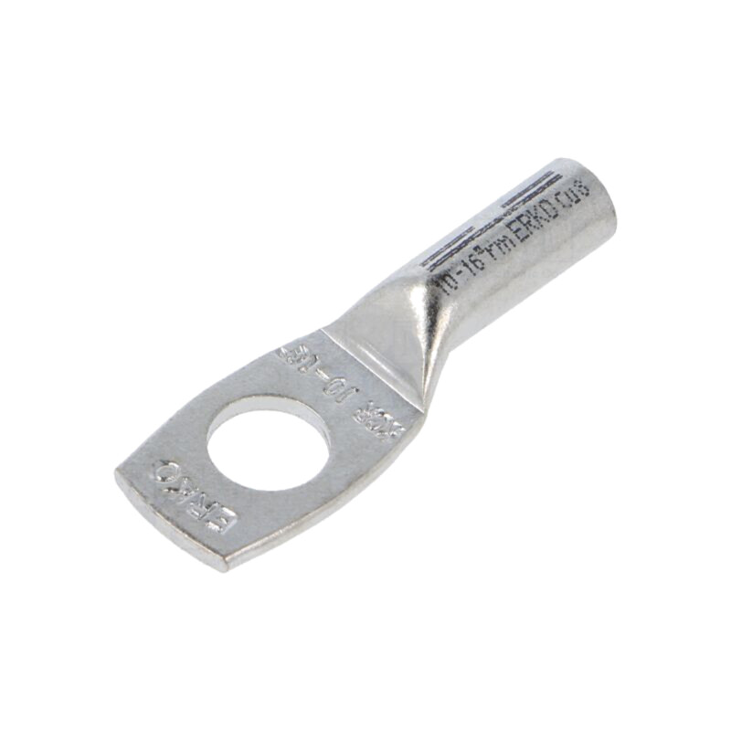 Vârf: inelar tubular; M10; 16mm2; crimpat; pe cablu; cositorit Vârf: inelar tubular; M10; 16mm2; crimpat; pe cablu; cositorit