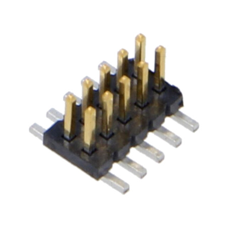 Conector: şiruri pini; tată; PIN: 10; 1,27mm; aurit; SMT; soclu