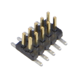 Conector: şiruri pini; tată; PIN: 10; 1,27mm; gold flash; SMT; soclu
