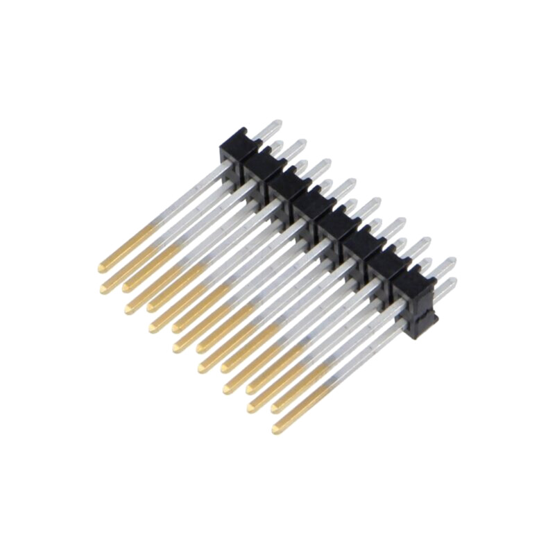 Conector: şiruri pini; şir pini; tată; PIN: 16; drept; 2,54mm; THT Conector: şiruri pini; şir pini; tată; PIN: 16; drept; 2,54mm; THT