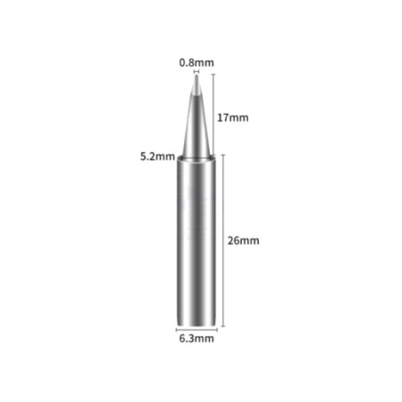 Vârf; tip şurubelniţă; 0,8mm; pentru staţie de lipit