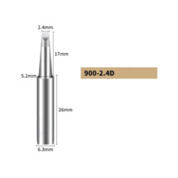Vârf; tip şurubelniţă; 2,4mm; pentru staţie de lipit