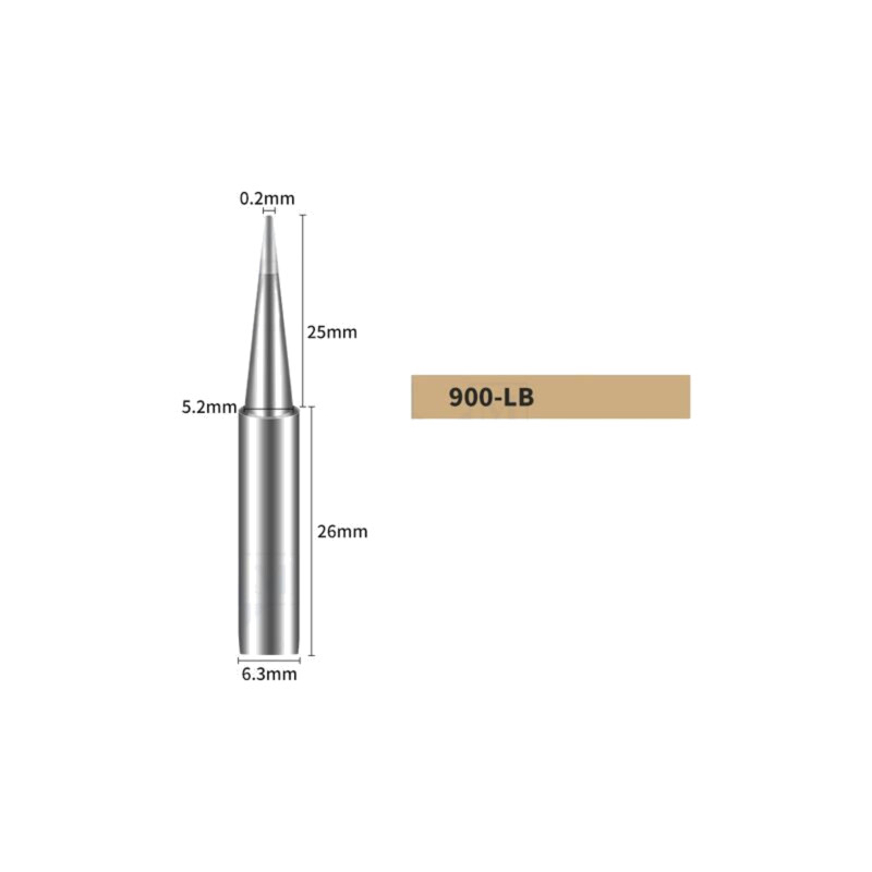 Vârf; conic; 0,2mm; pentru staţie de lipit Vârf; conic; 0,2mm; pentru staţie de lipit