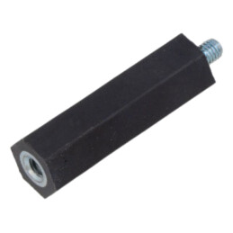 Bucşă izolantă; Filet int: M5; Lung: 45mm; UL94V-0; poliester