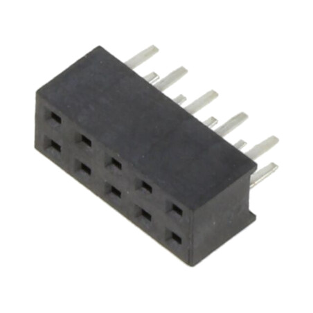 Conector: şiruri pini; soclu; mamă; PIN: 10; Pas: 2mm; pentru PCB