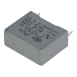 Condensator: cu polipropilenă; X2; 47nF; 7,5x14,5x18mm; THT; ±10%