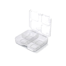 Container: colectiv; cu partiții; transparentă; 156x140x35mm