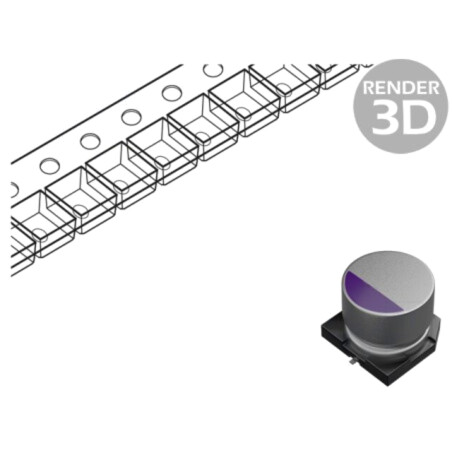 Condensator: polimeric; 22uF; 35VDC; SVPF; SMD; ±20%; -55÷105°C