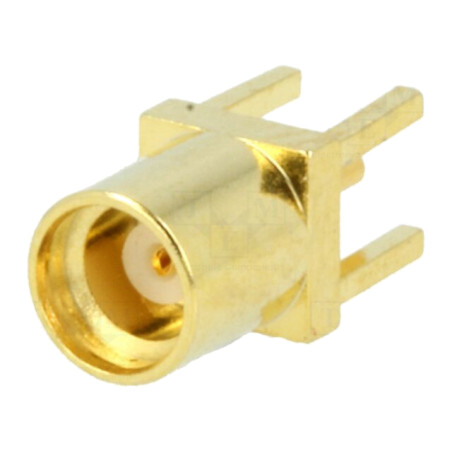 Conector: MMCX; soclu; mamă; drept; THT; aurit