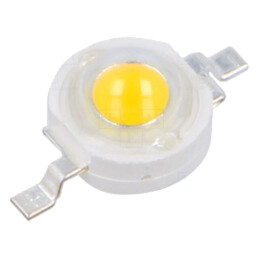 LED putere; alb cald; 140°; 100mA; P: 1W; 110÷130lm; 12,5÷13,5VDC