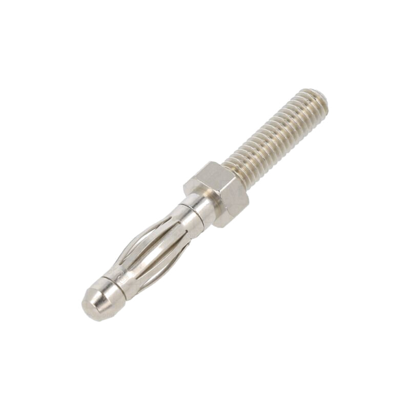 Conector: banană 4mm; mufă; 32A; 30VAC; 60VDC; neizolat; 36mm Conector: banană 4mm; mufă; 32A; 30VAC; 60VDC; neizolat; 36mm