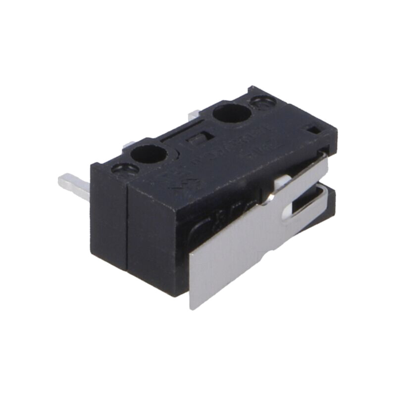 Microîntrerupător SNAP ACTION; 3A/125VAC; cu manetă; SPDT; Poz: 2 Microîntrerupător SNAP ACTION; 3A/125VAC; cu manetă; SPDT; Poz: 2