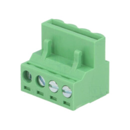 Regletă de conexiuni deconectabilă; 5mm; piste: 4; drept; mufă