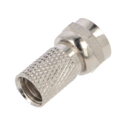 Conector: F; mufă; tată; drept; RG6; Ømax: 6,5mm; pe cablu