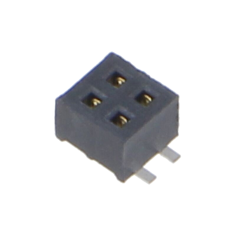 Conector: şiruri pini; mamă; PIN: 4; 1,27mm; gold flash; SMT; soclu Conector: şiruri pini; mamă; PIN: 4; 1,27mm; gold flash; SMT; soclu