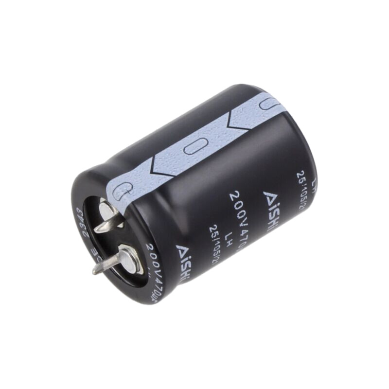 Condensator: electrolitic; SNAP-IN; 470uF; 200VDC; Ø22x30mm; ±20% Condensator: electrolitic; SNAP-IN; 470uF; 200VDC; Ø22x30mm; ±20%