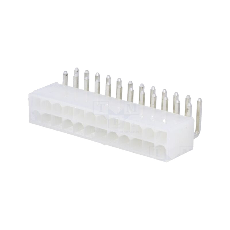 Conector: cablu-placă; soclu; tată; N42G; 4,2mm; PIN: 24; THT; 600V Conector: cablu-placă; soclu; tată; N42G; 4,2mm; PIN: 24; THT; 600V