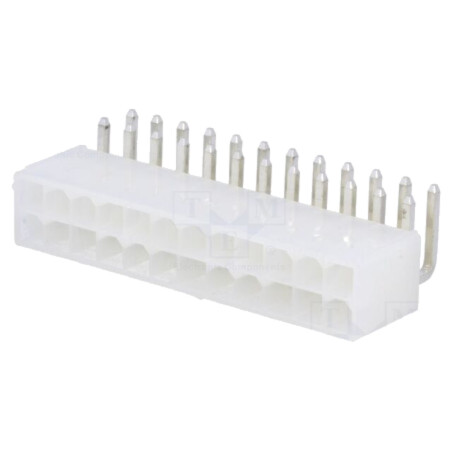 Conector: cablu-placă; soclu; tată; N42G; 4,2mm; PIN: 24; THT; 600V