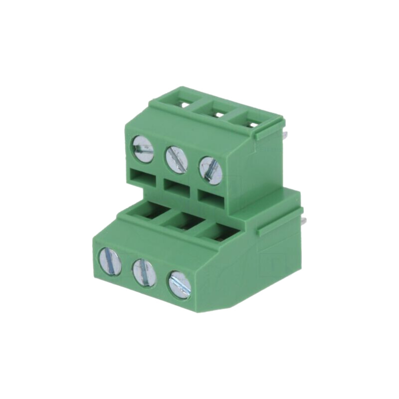 Regletă de conexiuni pt.PCB; în unghi 90°; 5,08mm; piste: 6; 15A