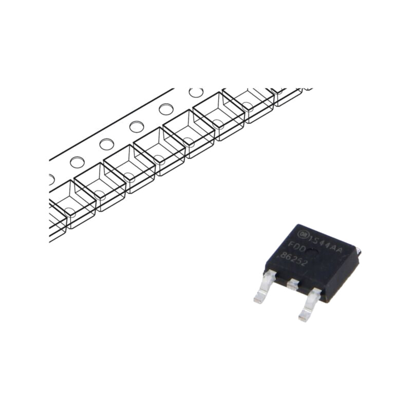 Tranzistor: N-MOSFET; unipolar; 150V; 27A; 89W; DPAK