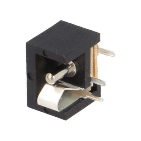 Conector: alimentare DC; soclu; tată; 5,5/2,1mm; pentru PCB; THT