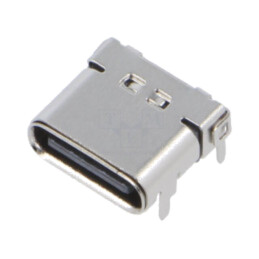Conector: USB C; soclu; SMT; PIN: 24; orizontală; top board mount