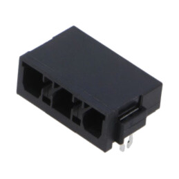 Regletă de conexiuni deconectabilă; 7,62mm; piste: 3; neagră