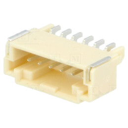 Conector: cablu-placă; soclu; tată; PIN: 6; DuraClik; Pas: 2mm; SMT