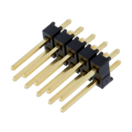 Conector: şiruri pini; şir pini; tată; PIN: 10; drept; 2,54mm; THT