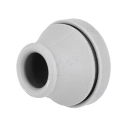 Manşon; Øorif.mont: 29mm; elastomer termoplastic TPE; gri; IP67