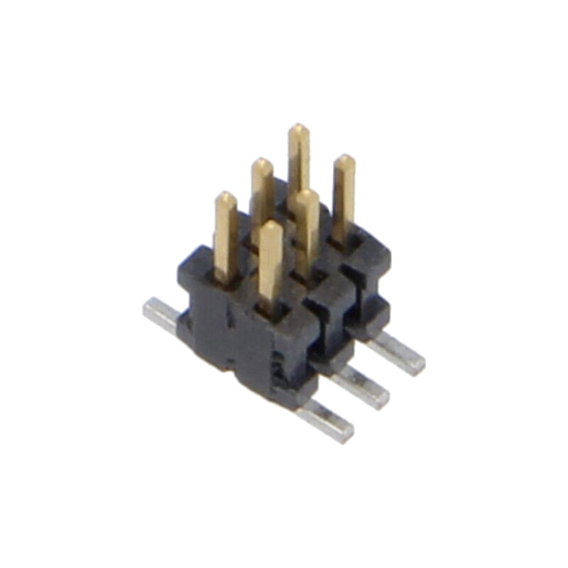 Conector: şiruri pini; tată; PIN: 6; 1,27mm; aurit; SMT; soclu; rolă Conector: şiruri pini; tată; PIN: 6; 1,27mm; aurit; SMT; soclu; rolă