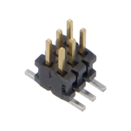 Conector: şiruri pini; tată; PIN: 6; 1,27mm; aurit; SMT; soclu; rolă