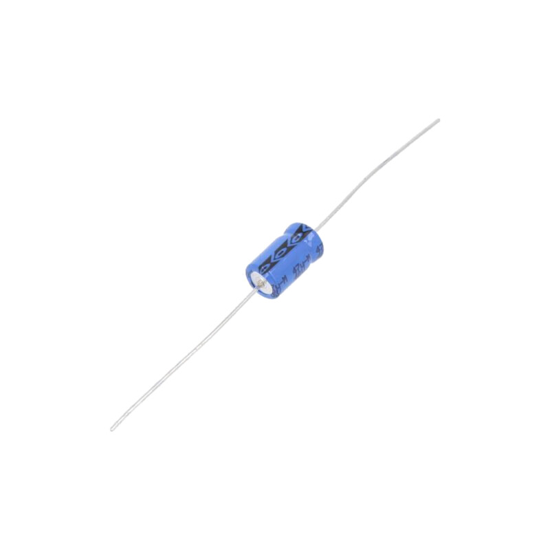 Condensator: electrolitic; THT; 47uF; 40VDC; Ø6x10mm; ±20%; 2500h Condensator: electrolitic; THT; 47uF; 40VDC; Ø6x10mm; ±20%; 2500h