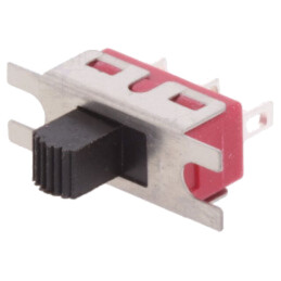 Comutator: glisant; Poz: 2; SPDT; 3A/250VAC; 6A/28VDC; ON-ON; SL19