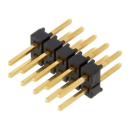 Conector: şiruri pini; şir pini; tată; PIN: 10; drept; 2,54mm; THT