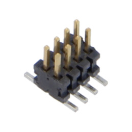 Conector: şiruri pini; tată; PIN: 8; 1,27mm; gold flash; SMT; soclu