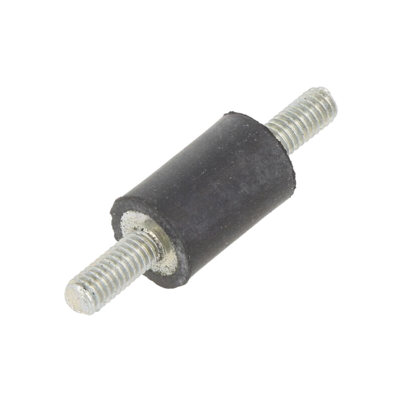 Atenuator de vibraţii; M4; Ø: 10mm; gumă; Lung: 15mm; 56N; 40N/mm Atenuator de vibraţii; M4; Ø: 10mm; gumă; Lung: 15mm; 56N; 40N/mm