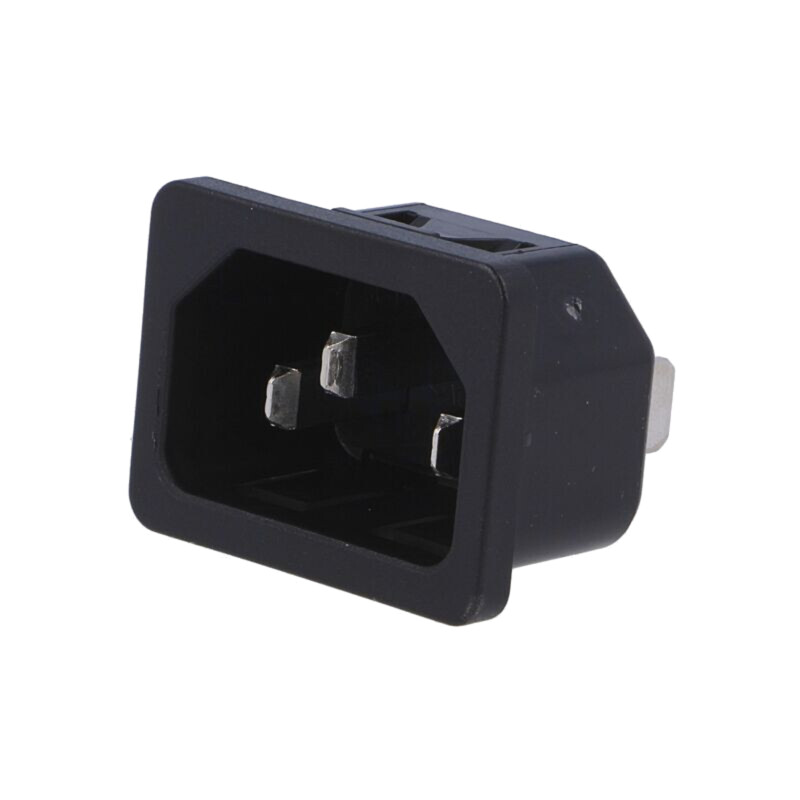 Conector: alimentare AC; soclu; tată; 10A; 250VAC; IEC 60320