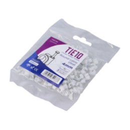 Element de susţinere; natural; pe cablu rotund; 100buc; cu cui