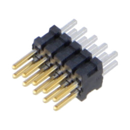 Conector: şiruri pini; tată; PIN: 10; 1,27mm; aurit; THT; soclu