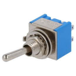 Comutator: basculant; Poz: 3; DP3T; ON-OFF-ON; 3A/250VAC; -25÷85°C