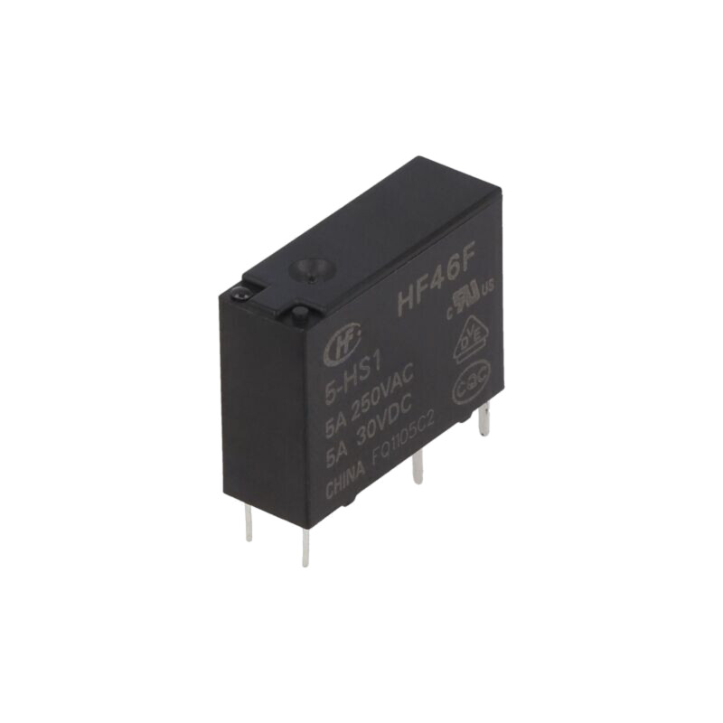 Releu: electromagnetic; SPST-NO; Ubobină: 5VDC; 5A; 5A/250VAC; PCB Releu: electromagnetic; SPST-NO; Ubobină: 5VDC; 5A; 5A/250VAC; PCB