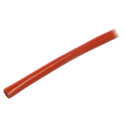 Manşon electroizolant; fibră de sticlă; cărămiziu; -60÷250°C