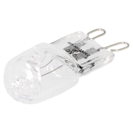 Halogen; 230VAC; 28W; G9