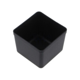 Container: Cuvă; neagră; 55x55mm; 7buc; KBS55; UNITE BOX