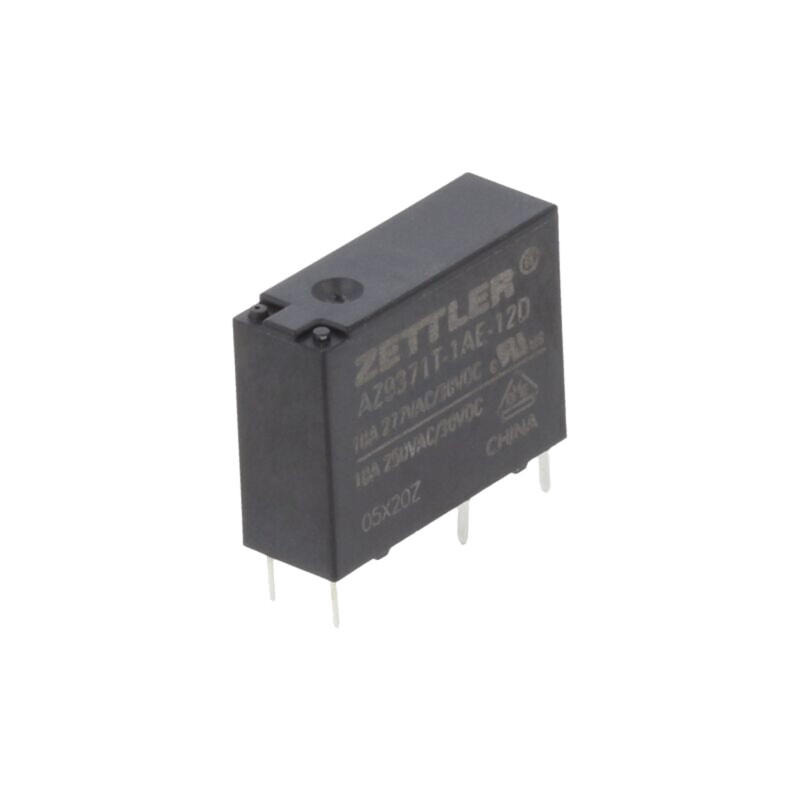 Releu: electromagnetic; SPST-NO; Ubobină: 12VDC; 10A; 10A/277VAC Releu: electromagnetic; SPST-NO; Ubobină: 12VDC; 10A; 10A/277VAC