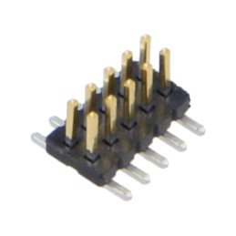 Conector: şiruri pini; tată; PIN: 10; 1,27mm; gold flash; SMT; soclu